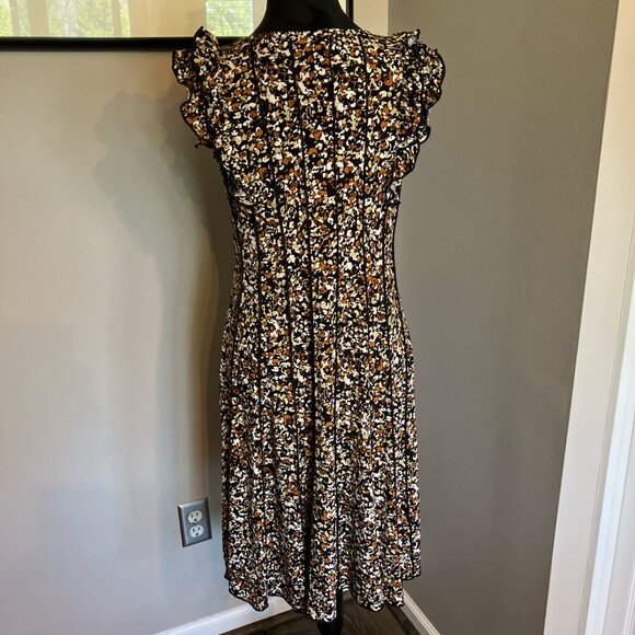 C established 1946 knee length floral‎ grunge 90s sleeveless dress size small - Picture 5 of 8